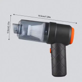 جارو شارژی خودرو مدل YT-M2037 - مشکی