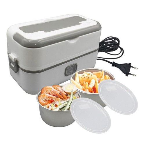 ظرف غذای برقی هیتر دار مدل HM-01 - سفید