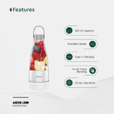 مشخصات شیکر شارژی قابل حمل گرین لاین مدل MIXMATE PORTABLE JUICER
