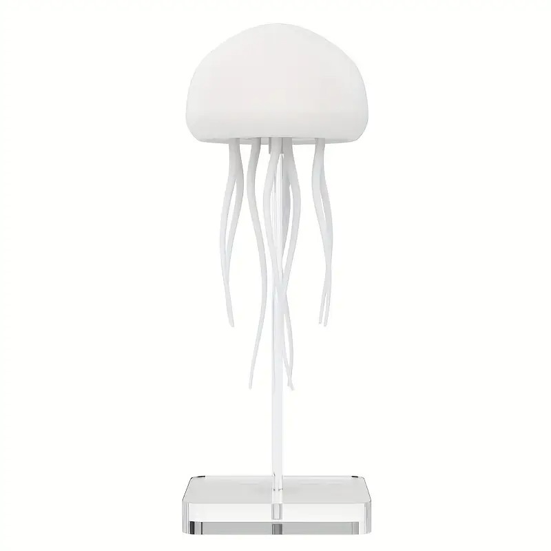 چراغ خواب عروس دریایی موزیکال RGB با کنترل صوتی و شارژ Type-C