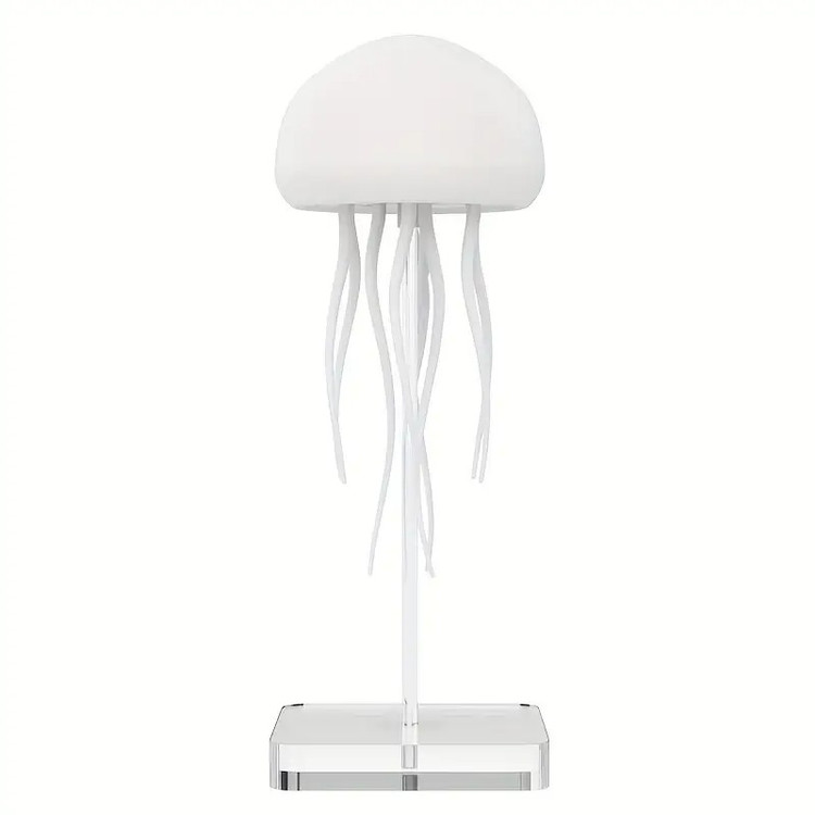 چراغ خواب عروس دریایی موزیکال RGB با کنترل صوتی و شارژ Type-C