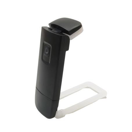 چراغ LED مطالعه گیره‌ای شارژی USB - مشکی