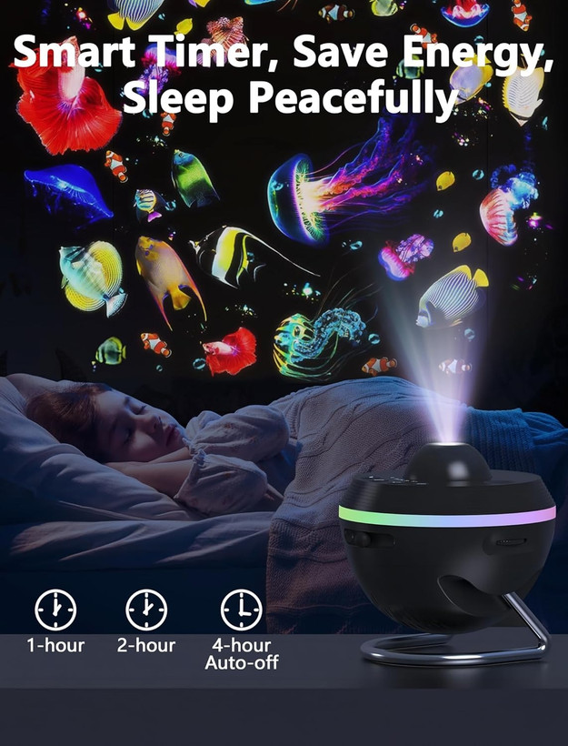 پروژکتور کهکشانی 13 در 1 MERTTURM | چراغ خواب سیارهنما