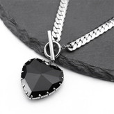 گردنبند چوکر قلب قرمز گاتیک | Gothic Punk Red Heart Necklace