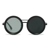 عینک آفتابی گرد ND9 با قابلیت تنظیم تیرگی و مکانیزم چرخشی - مشکی