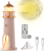 چراغ دکوری فانوس دریایی مدل Moon Lighthouse LED
