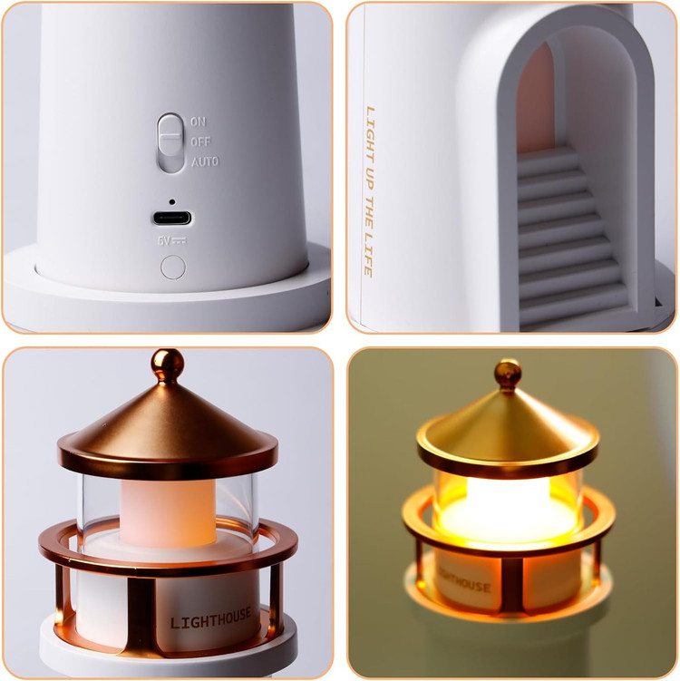 چراغ دکوری فانوس دریایی مدل Moon Lighthouse LED