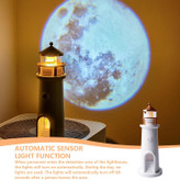چراغ دکوری فانوس دریایی مدل Moon Lighthouse LED