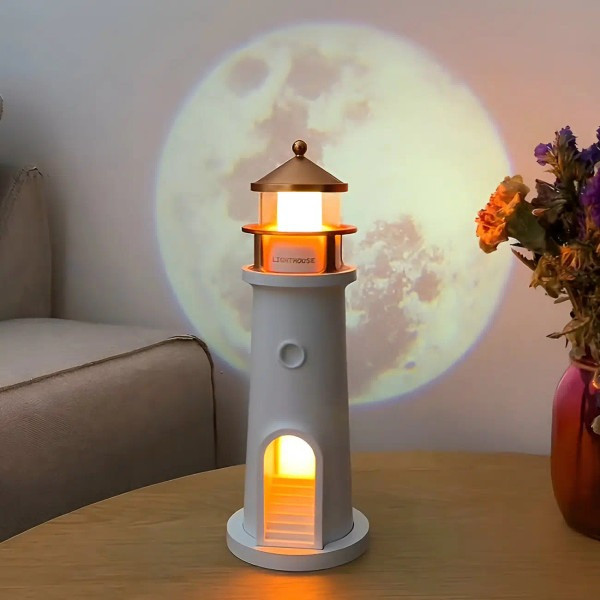 چراغ دکوری فانوس دریایی مدل Moon Lighthouse LED