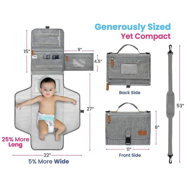 زیرانداز تعویض پوشک نوزاد مدل Portable Diaper Changing Pad