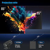 پروژکتور قابل حمل HY320 Mini Smart Projector 4K