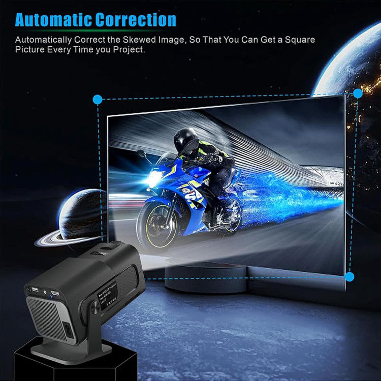 پروژکتور قابل حمل HY320 Mini Smart Projector 4K