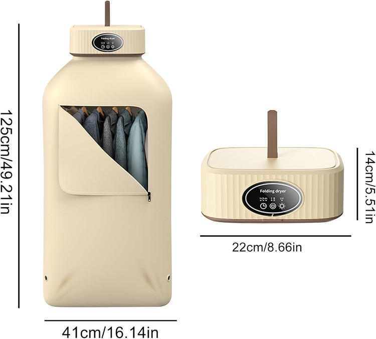 خشککن لباس قابل حمل مدل Portable Mini Laundry Dryer