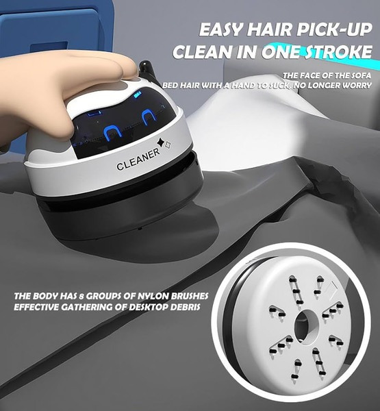 مینی جارو شارژی رومیزی مدل Desktop Vacuum Cleaner