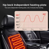 روکش صندلی ماساژور و گرمکن خودرو مدل Comfort Massage Seat