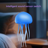 چراغ خواب وارداتی طرح عروس دریایی مدل شارژی و معلق برند AURORA | اورجینال