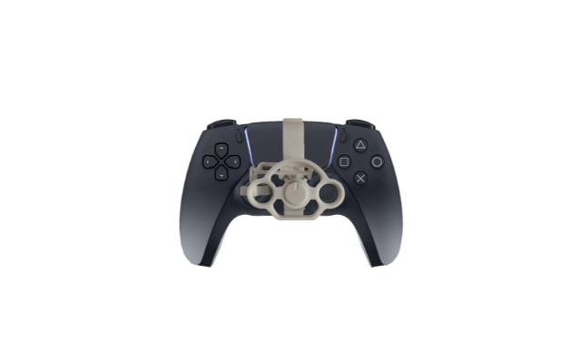 فرمان کمکی وارداتی دسته PS4 و PS5 مدل سه بعدی | کیفیت بالا