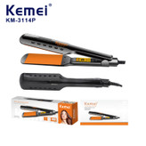 اتو مو وارداتی سرامیکی Kemei KM-3114P | اورجینال، تنظیم دما تا 200 درجه