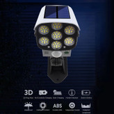 چراغ خورشیدی وارداتی اورجینال طرح دوربین مداربسته Pr-Cam | سنسور حرکت + ۷۷ LED
