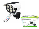 چراغ خورشیدی وارداتی اورجینال طرح دوربین مداربسته Pr-Cam | سنسور حرکت + ۷۷ LED