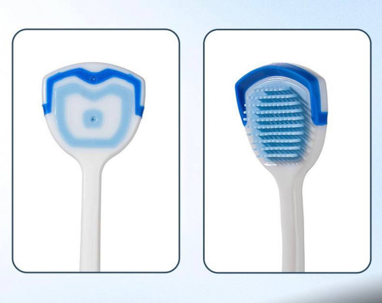 مسواک زبان پاک کن وارداتی سیلیکونی N888 | اورجینال + استاندارد پزشکی