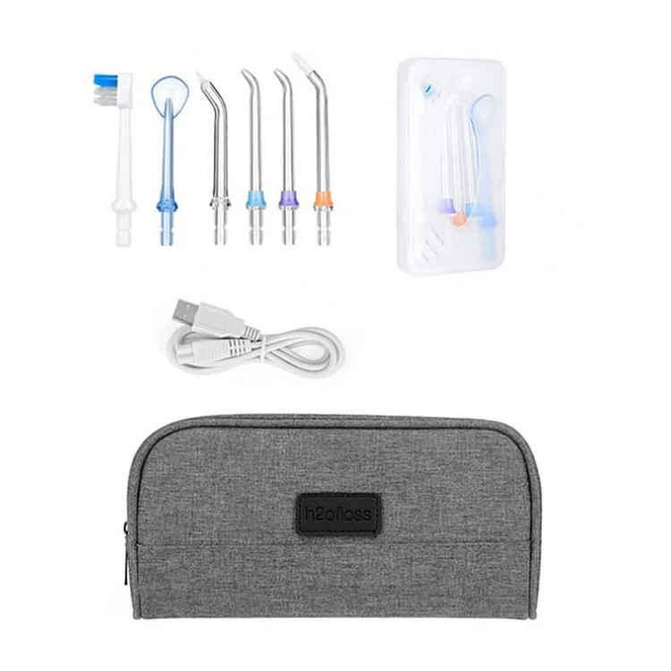 واترجت دهان و دندان h2floss مدل HF-6 Black | اورجینال، استاندارد پزشکی، خرید مطمئن + 2 سری رایگان