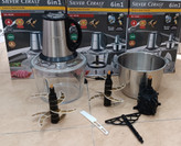 خردکن وارداتی دوقلو سیلور کرست SC-4030 | اورجینال، آلمانی، ۳۰۰۰ وات خرید مطمئن + ۱۲ تیغه