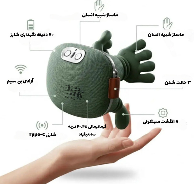 ماساژور گردن هوشمند وارداتی مدل FZ 831 | اورجینال، خرید مطمئن، گرمایش ۴۲ درجه + ویدیو واقعی